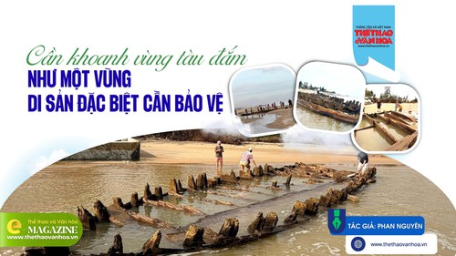 Cần khoanh vùng tàu đắm như một vùng di sản đặc biệt cần bảo vệ