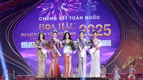 Người đẹp Hà Nội đăng quang Hoa hậu Du lịch Dân tộc Việt Nam 2025