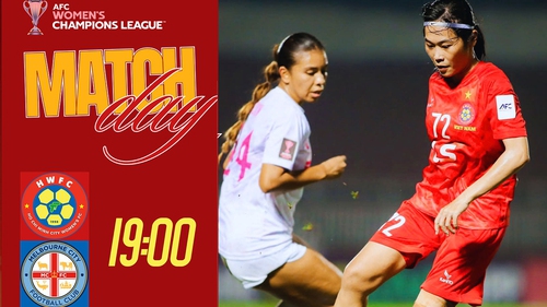 Link xem trực tiếp bóng đá nữ TPHCM vs Melbourne City 19h00 hôm nay, vòng bảng Cúp C1 nữ châu Á