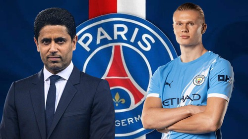 Man City coi chừng mất Haaland vào tay PSG