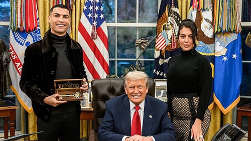 Tiết lộ món quà Ronaldo nhận từ Tổng thống Donald Trump