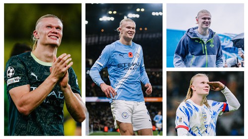 Haaland trên con đường chinh phục kỷ lục ghi 100 bàn nhanh nhất Ngoại hạng Anh