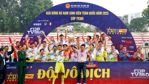 ĐH Huế vô địch giải bóng đá nam sinh viên toàn quốc 2025