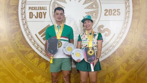 Cựu tuyển thủ quốc gia quần vợt lên ngôi vô địch Pickleball D-Joy VietNam Master ở tuổi 43