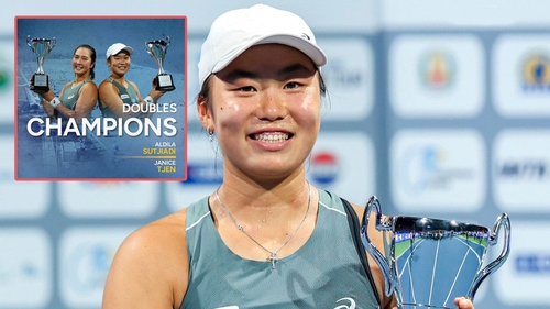 Tay vợt Đông Nam Á làm nên lịch sử với cú đúp danh hiệu WTA Tour