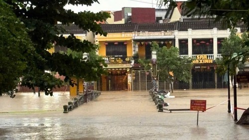 Đà Nẵng mưa lớn, nước trên sông Vu Gia – Thu Bồn lên nhanh