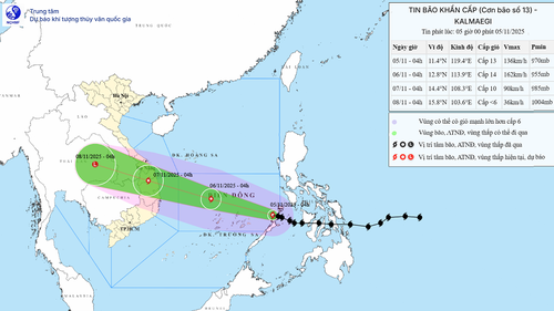 Bão KALMAEGI: Ven biển từ Huế đến Đắk Lắk đề phòng nước dâng cao 0,3-0,6m