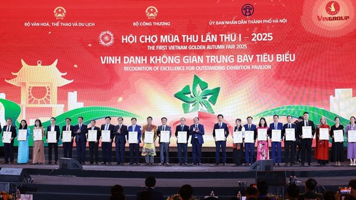 Vinh danh 30 gian trưng bày tiêu biểu tại Hội chợ mùa Thu 2025