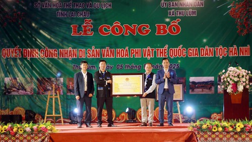 Xòe Hà Nhì và Diễn xướng Xa Nhà Ca được công nhận là di sản văn hóa phi vật thể Quốc gia