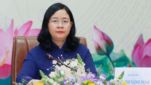Bà Bùi Thị Minh Hoài được hiệp thương cử giữ chức Chủ tịch Ủy ban Trung ương MTTQ Việt Nam khóa X