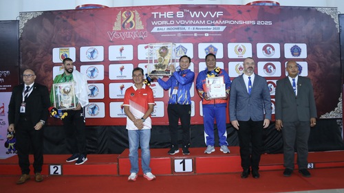 Vovinam Việt Nam bảo vệ thành công ngôi đầu thế giới