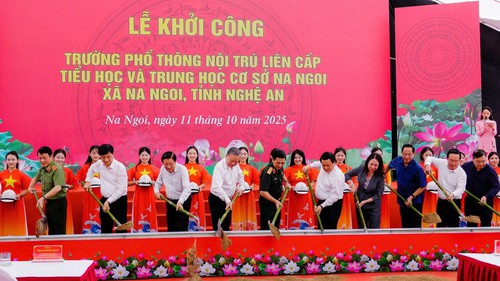 17 tỉnh, thành phố đồng loạt khởi công các trường phổ thông nội trú liên cấp tại các xã biên giới