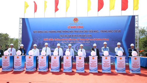 Quảng Trị khởi công xây trường nội trú 360 tỉ đồng ở khu vực biên giới