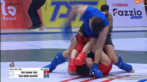Quàng Văn Minh giúp MMA Việt Nam giành HCV đầu tiên ở SEA Games 2025