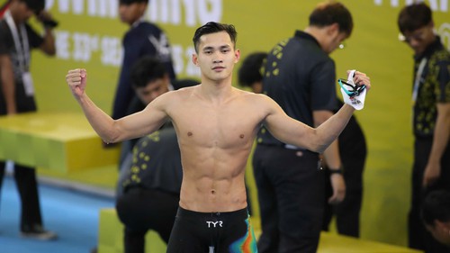 Tiếp tục giành HCV nội dung 200m, Phạm Thanh Bảo xứng danh 'ông hoàng bơi ếch' của SEA Games