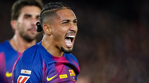 Barca chiến thắng nhờ 'chất' Raphinha