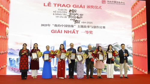 100 tác phẩm được vinh danh tại cuộc thi 'Mối duyên với Trung Quốc của tôi'