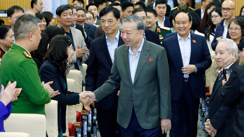 Tổng Bí thư Tô Lâm tiếp xúc cử tri sau Kỳ họp thứ 10, Quốc hội khóa XV