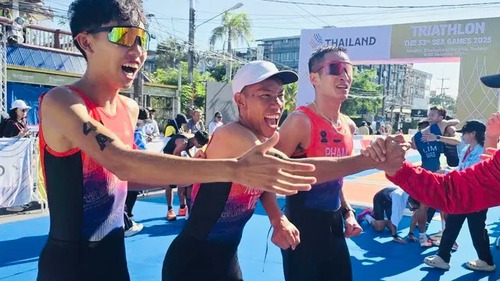 Duathlon đem về HCV đầu tiên trong ngày thi đấu hôm nay (18/12) cho Đoàn TTVN
