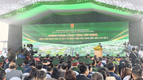 Khánh thành hai công trình y tế trọng điểm quốc gia