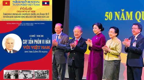 Phim tài liệu về Chủ tịch Kaysone Phomvihane khai mạc "Tuần phim Việt Nam tại Lào"