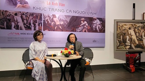 Họa sĩ của khúc tráng ca và tâm hồn người lính