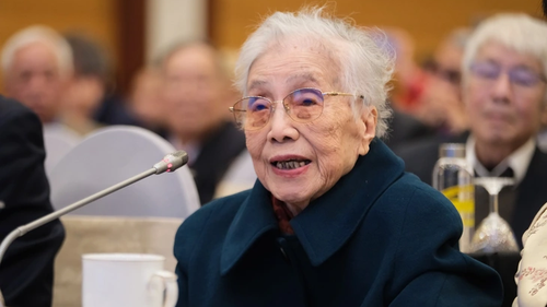 Anh hùng Lao động Nguyễn Thị Bình - đại biểu cao tuổi nhất Đại hội thi đua yêu nước toàn quốc lần thứ XI