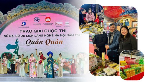 Festival Nữ đại sứ du lịch làng nghề Hà Nội 2025: Vẻ đẹp phụ nữ Hà thành hòa quyện cùng tinh hoa di sản