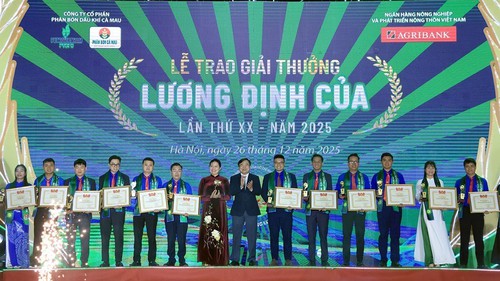 Lễ trao giải thưởng Lương Định Của lần thứ XX năm 2025
