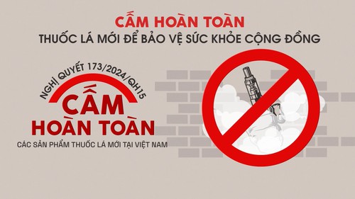 CẤM HOÀN TOÀN THUỐC LÁ MỚI ĐỂ BẢO VỆ SỨC KHỎE CỘNG ĐỒNG