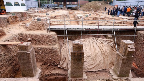 Công bố kết quả khảo cổ khu vực nền điện Kính Thiên năm 2025