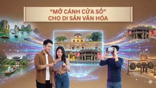 "Mở cánh cửa số" cho di sản văn hóa