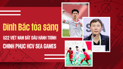 Đình Bắc tỏa sáng, U22 Việt Nam bắt đầu hành trình chinh phục HCV SEA Games 2025