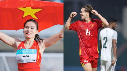 Cầu thủ U23 Việt Nam và ngôi sao điền kinh 2k2 được vinh danh khi xuất sắc giành HCV ở SEA Games 