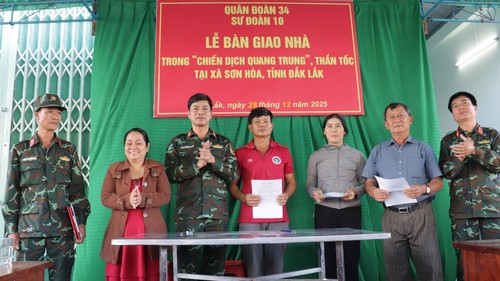 Chiến dịch Quang Trung: Toàn quân bàn giao gần 400 nhà cho nhân dân, bảo đảm an toàn