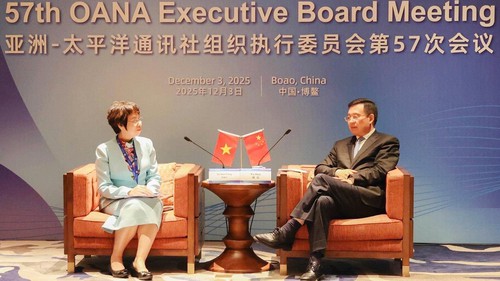 Làm sâu sắc hơn mối quan hệ hợp tác truyền thống giữa TTXVN và Tân Hoa xã