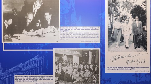 Khai mạc trưng bày chuyên đề “Dấu chân Hồ Chí Minh trên quê hương Cách mạng Tháng Mười"