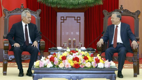 Tổng Bí thư Tô Lâm tiếp Thư ký Hội đồng An ninh Liên bang Nga