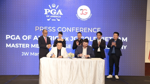 JG GOLF Vietnam hợp tác chiến lược với PGA of America