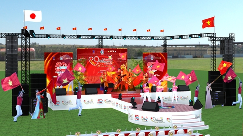 Festival "Trái tim Việt Nam" phát động chiến dịch "Vạn cờ Tổ quốc tung bay" tại Nhật Bản