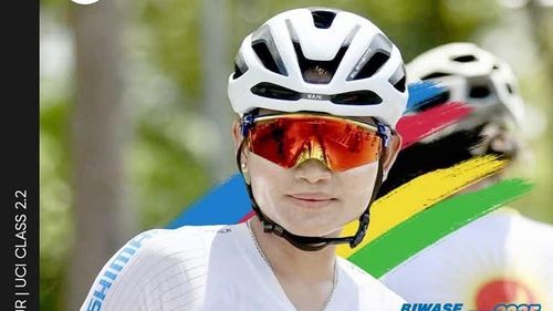 Chỉ về sau đối thủ nửa bánh xe, Nguyễn Thị Thật thua đáng tiếc tay đua Thái Lan