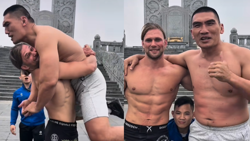 Link xem trực tiếp Hiếu khổng lồ vs Thần sấm Zakhar 14h hôm nay, siêu kinh điển vật hội làng