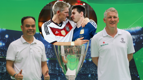 Huyền thoại của đội tuyển Đức cùng chiếc cúp vô địch Champions League có mặt tại Việt Nam