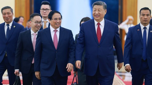 Thủ tướng Phạm Minh Chính hội kiến Tổng Bí thư, Chủ tịch nước Trung Quốc Tập Cận Bình