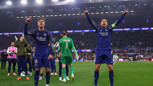 Aston Villa ngược dòng giành thắng lợi nhưng vẫn không thể ngăn PSG vào bán kết Cúp C1
