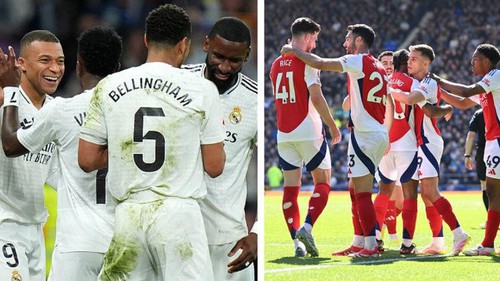 Lịch thi đấu bóng đá hôm nay 16/4: Trực tiếp Real Madrid đấu với Arsenal, Inter vs Bayern