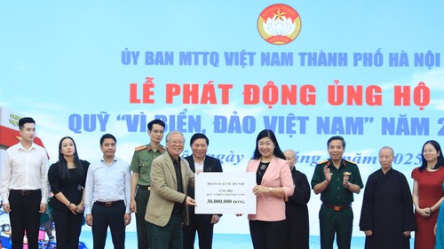 Hà Nội: Hơn 40 tỷ đồng ủng hộ Quỹ "Vì biển, đảo Việt Nam" năm 2025