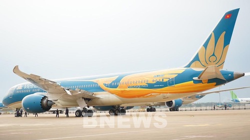 Vietnam Airlines ra mắt phiên bản máy bay đặc biệt hình chim Lạc
