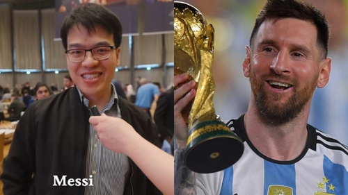 Kỳ thủ số 1 Việt Nam Lê Quang Liêm chọn Messi là cầu thủ vĩ đại nhất mọi thời đại