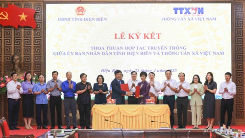 Tăng cường hợp tác truyền thông giữa Thông tấn xã Việt Nam và tỉnh Điện Biên
